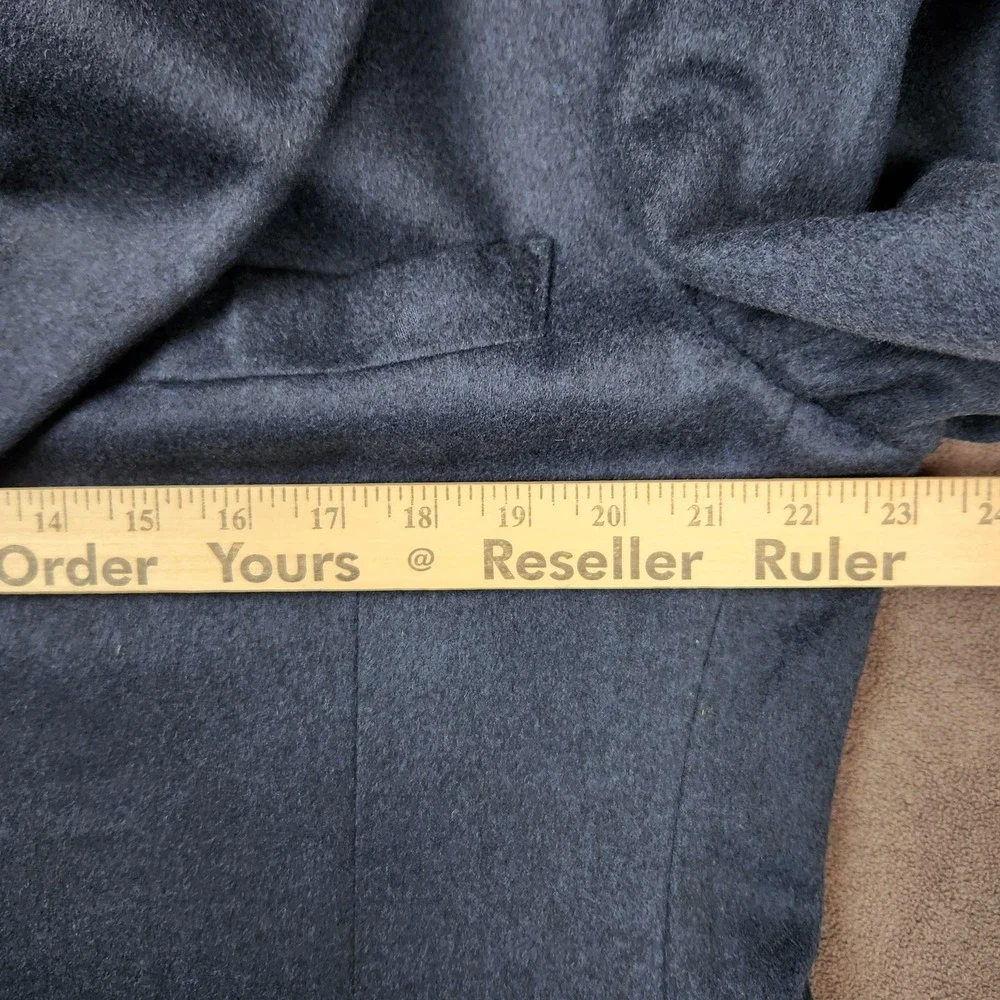 Hugo Boss Blazer Mens 42 Blue Gray Italian 100% Cashmere Cerruti 1881 Sport Coat